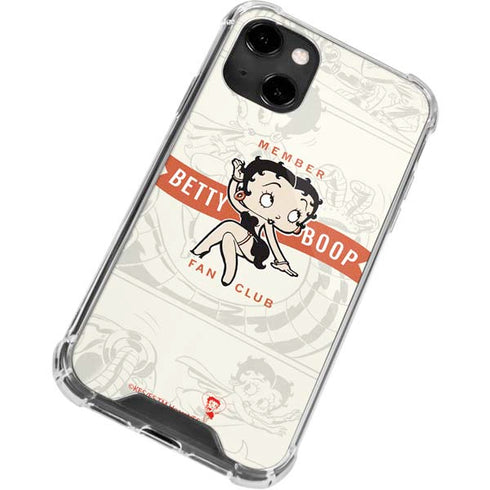 Betty Boop Member Fan Club iPhone 14 Clear Case